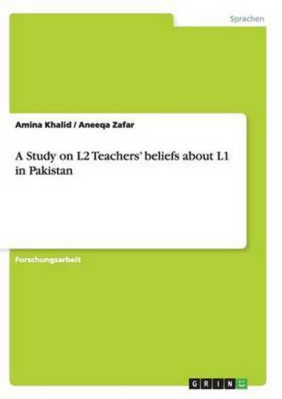 Cover for Khalid · A Study on L2 Teachers' beliefs (Buch) (2015)