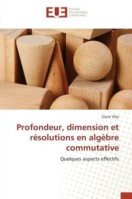 Cover for Tête · Profondeur, dimension et résolutio (Book)