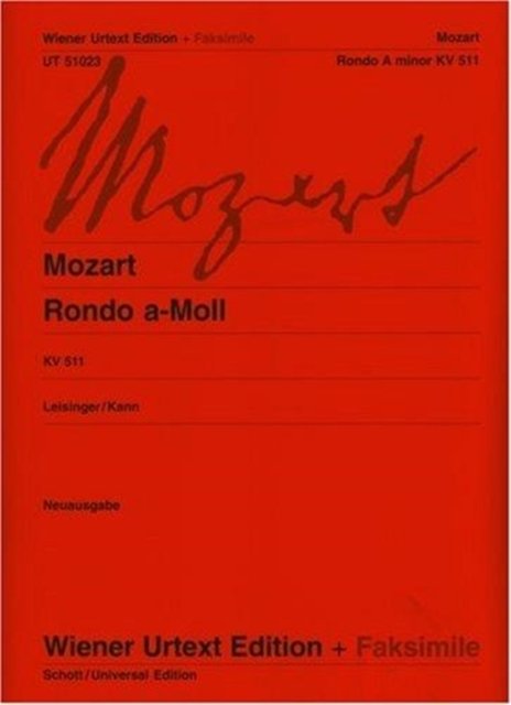 Cover for Wolfgang Ama Mozart · Rondo a-Moll (Book) (2006)