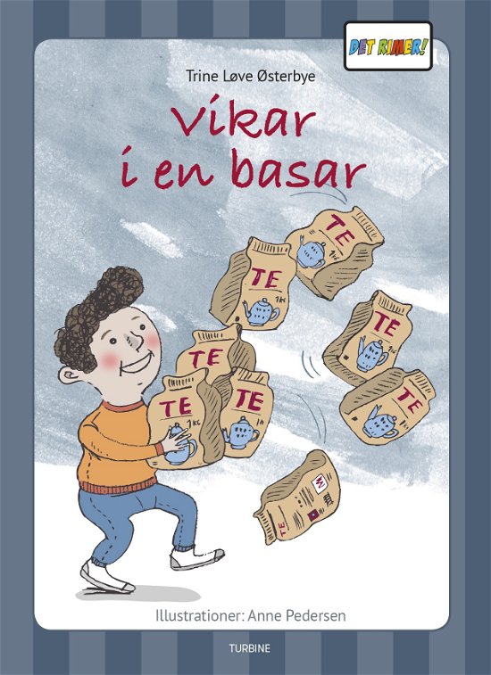 Cover for Trine Løve Østerbye · Det rimer: Vikar i en bazar (Hardcover Book) [1º edição] (2019)