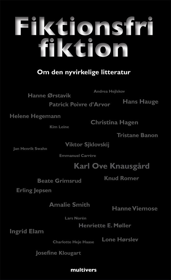 Fiktionsfri fiktion - Hans Hauge - Libros - Multivers - 9788779173477 - 12 de diciembre de 2012