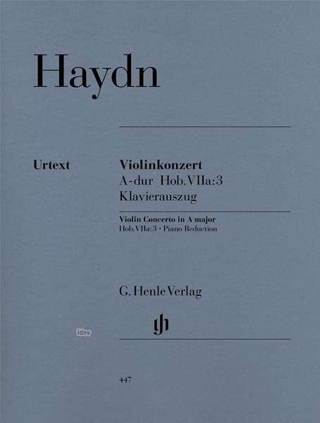 Cover for J. Haydn · Violinkon.A-Dur.Hob.VIIa3HN447 (Buch)