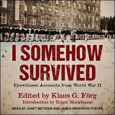 Cover for Klaus G Forg · I Somehow Survived (CD) (2021)