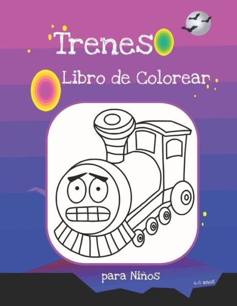Cover for Yura Daze · Trenes Libro de Colorear para Ninos 4-8 anos: Libro de colorear 20 dibujos de estaciones de trenes para colorear (Pocketbok) (2022)
