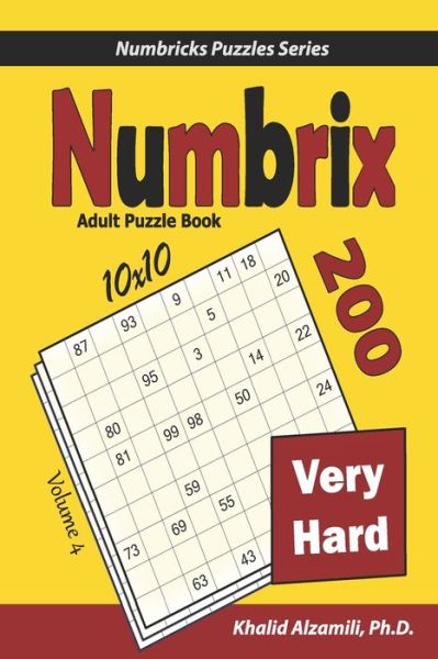 Cover for Khalid Alzamili · Numbrix Adult Puzzle Book (Paperback Book) (2021)