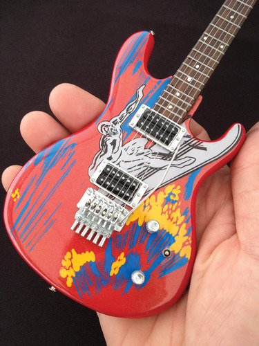 Joe Satriani Signature Silver Surfer Mini Guitar (MERCH) (2019)