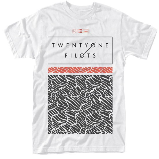 Cover for Twenty One Pilots · Scale Pattern Strip (Kläder) [size XL] [White edition] (2016)