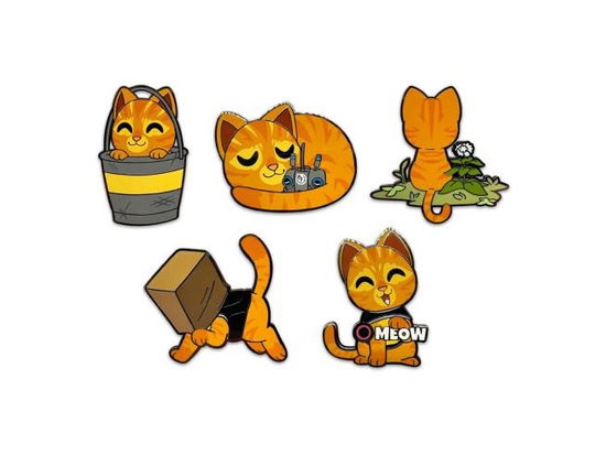 Stray Ansteck-Pins Set 9 cm (5) (Spielzeug) (2024)