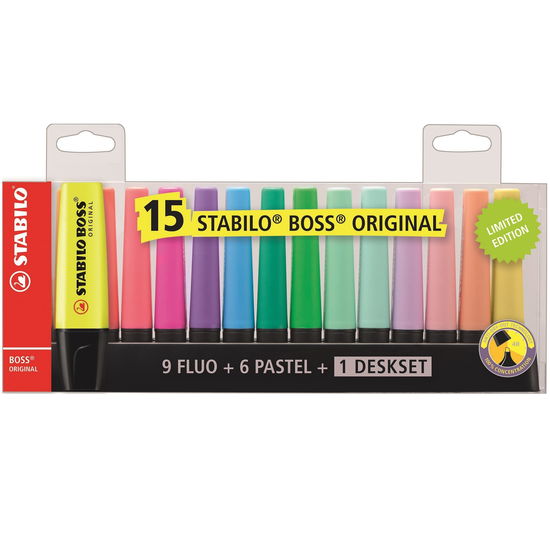 Cover for Stabilo Boss Original Deskset 15Dlg. (Legetøj)