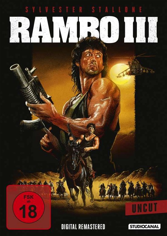 Cover for Rambo III - Digital Remastered - Uncut (DVD) (2018)