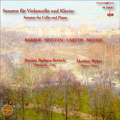 Cover for Barber / Bertsch / Weber · Cello Recital: Bertsch Bettin (CD) (2002)