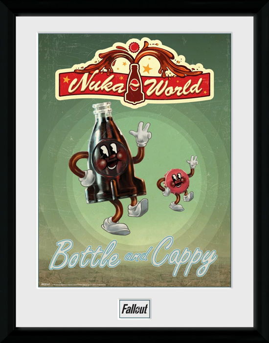 Fallout: Bottle And Cappy (Stampa In Cornice 30x40 Cm) - Fallout - Merchandise -  - 5028486369478 - 