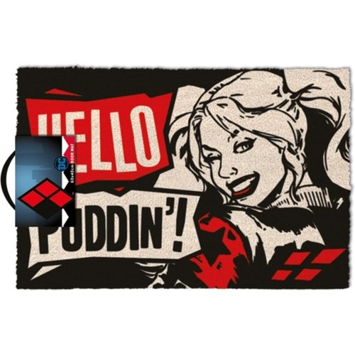 Hello Puddin Doormat - Harley Quinn - Fanituote - DC COMIC - 5050293852478 - maanantai 1. heinäkuuta 2019