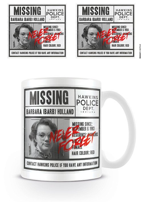 Mug - 315 Ml - Missing Barb - Stranger Things - Merchandise - Pyramid Posters - 5050574252478 - February 10, 2020