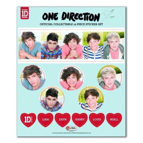 Cover for One Direction · One Direction Sticker Set: 5 Head Shots (MERCH)