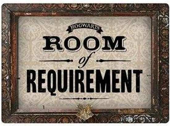 Room Of Requirement (Magnet Metal / Magnete) - Harry Potter: Half Moon Bay - Marchandise - HALF MOON BAY - 5055453477478 - 