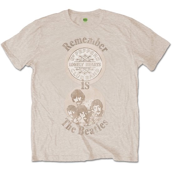 The Beatles Unisex T-Shirt: Remember - The Beatles - Merchandise - Apple Corps - Apparel - 5055979999478 - 