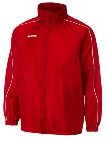 Errea Basic Giacca Rain Jacket  Adult Small Red Sportswear - Errea Basic Giacca Rain Jacket  Adult Small Red Sportswear - Merchandise - Creative Distribution - 5056122521478 - 