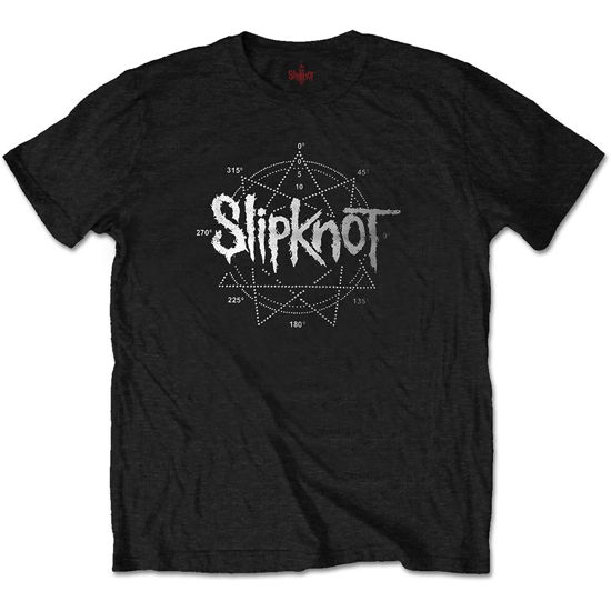 Slipknot Unisex T-Shirt: Logo Star (Embellished) - Slipknot - Merchandise -  - 5056170674478 - 