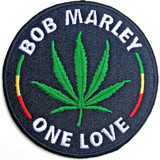 Bob Marley Standard Woven Patch: Leaf - Bob Marley - Koopwaar -  - 5056368633478 - 