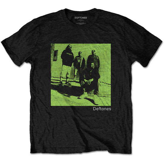 Deftones Unisex T-Shirt: Green Photo - Deftones - Gadżety -  - 5056561050478 - 