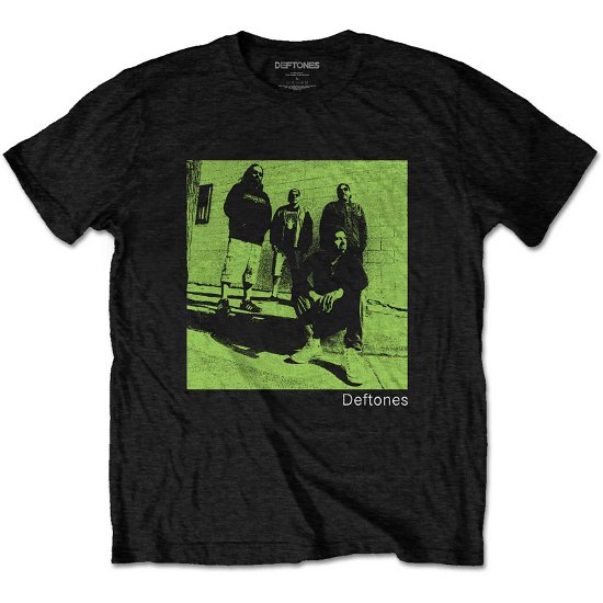 Deftones Unisex T-Shirt: Green Photo - Deftones - Merchandise -  - 5056561050478 - 