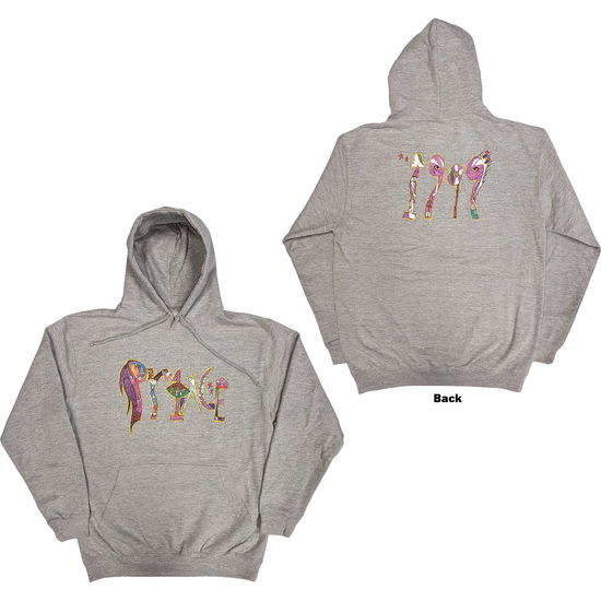 Cover for Prince · Prince Unisex Pullover Hoodie: 1999 (Grey) (Back Print) (Hoodie) [size S] (2023)