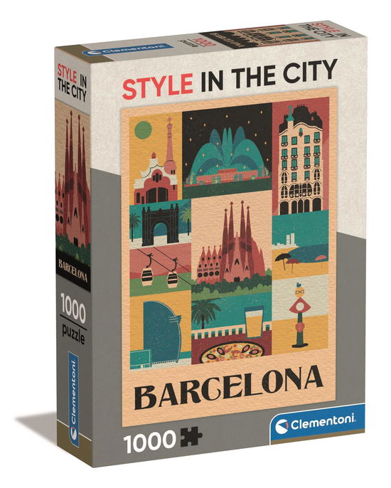 Cover for Style In The City · Style In The City - Barcelona (Compact Box 1000 stukjes) (GAME) (2024)