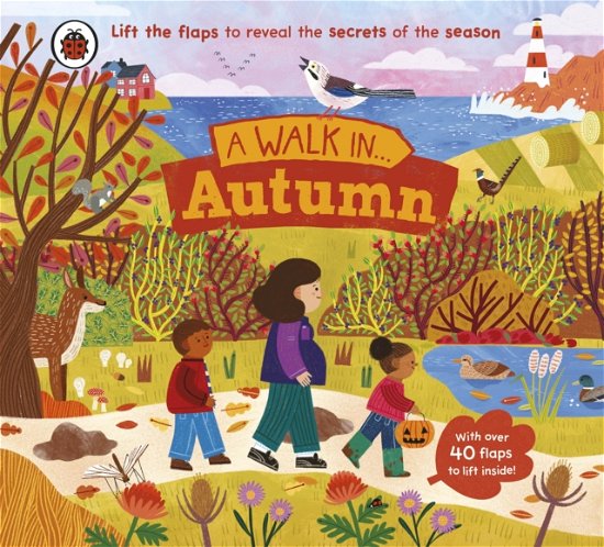 Cover for Ladybird · A Walk in Autumn: Lift the flaps to reveal the secrets of the season - A Walk in... (Board book) (2024)