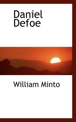 Cover for William Minto · Daniel Defoe (Paperback Book) (2008)