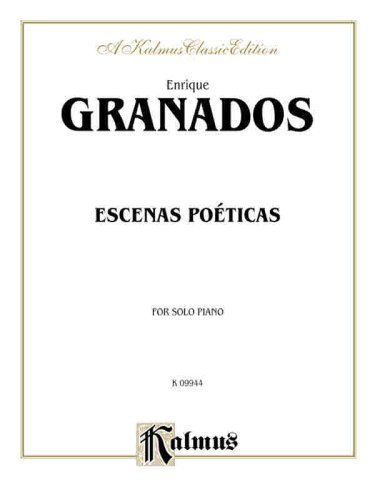 Cover for Enrique Granados · Granados Escenas Poeticas (Pocketbok) [Kalmus edition] (1986)