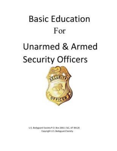 Cover for Joe Chapman · Basic Education For Unarmed &amp; Armed Security Officers (Paperback Book) (2014)