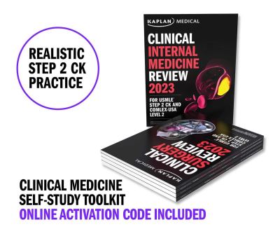 Cover for Kaplan Medical · Clinical Medicine Self-Study Toolkit for USMLE Step 2 CK and COMLEX-USA Level 2 (Book) (2022)