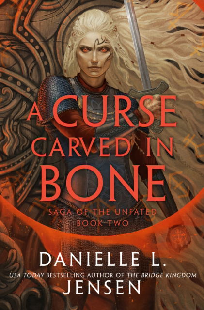 Cover for Danielle L. Jensen · Saga of the Unfated: A Curse Carved in Bone (Paperback Book) (2025)