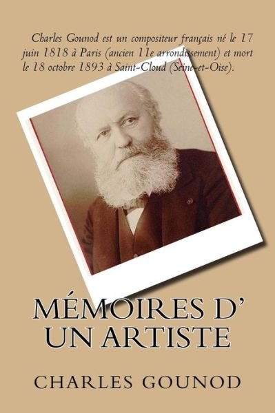 Cover for Charles Gounod · Memoires d' un artiste (Paperback Bog) (2016)