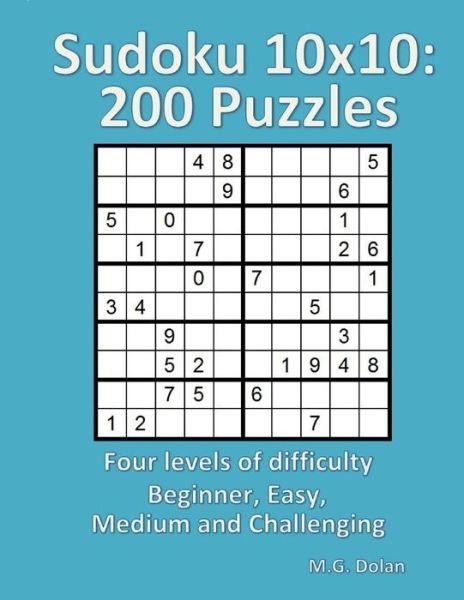 Cover for M G Dolan · Sudoku 10x10 (Paperback Book) (2016)