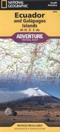 Cover for National Geographic Maps · Ecuador And Galapagos Islands: Travel Maps International Adventure Map (Map) (2011)