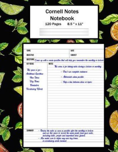 Cover for Cricket Creek Creatives · Cornell Notes Notebook (Paperback Book) (2018)