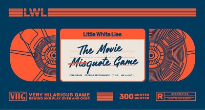 Cover for Little White Lies · The Movie Misquote Game (Lernkarteikarten) (2018)