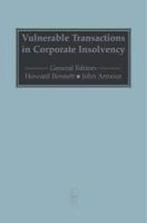 Cover for Howard Bennett · Vulnerable Transactions in Corporate Insolvency (Hardcover Book) (2003)