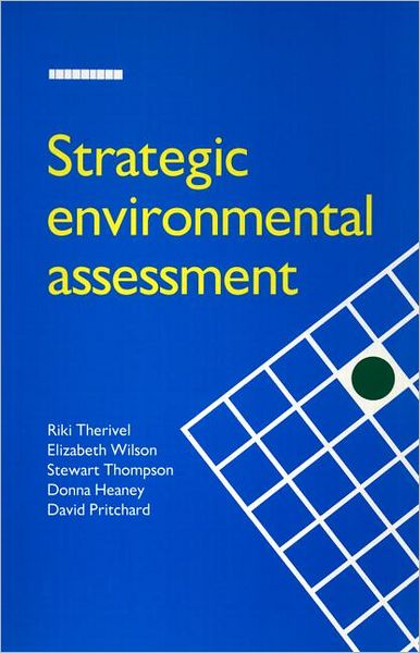 Cover for Riki Therivel · Strategic Environmental Assessment (Paperback Book) (1992)