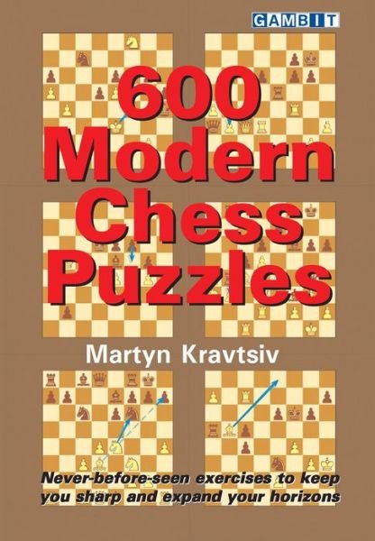 Cover for Martyn Kravtsiv · 600 Modern Chess Puzzles (Pocketbok) (2020)