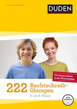 Cover for Werner Braukmann · 222 Rechtschreibübungen - 5. bis 8. Klasse (Paperback Book) (2021)