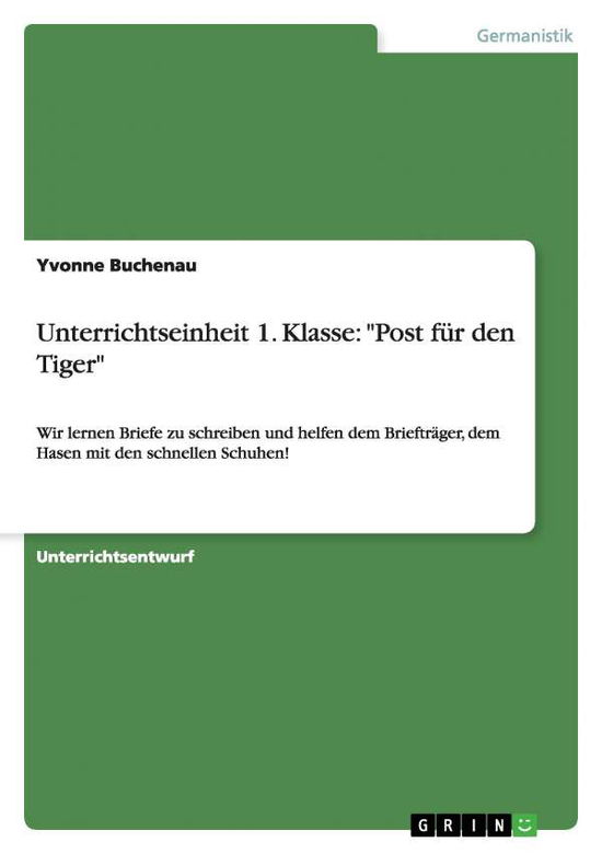 Cover for Buchenau · Unterrichtseinheit 1.Kl.: Post (Book) [German edition] (2008)