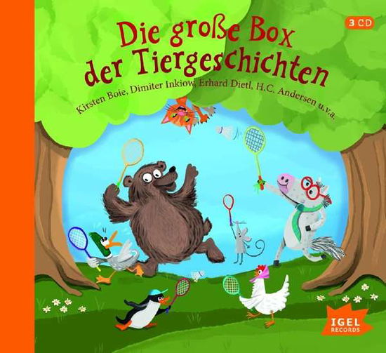 Die große Box d.Tiergeschichten,CD - Boie - Bücher - IGEL RECORDS - 9783731311478 - 23. Januar 2017