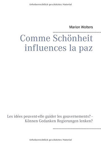 Cover for Marion Wolters · Comme Schönheit Influences La Paz (Pocketbok) [French edition] (2015)