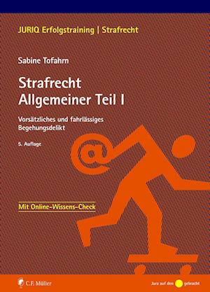 Cover for Sabine Tofahrn · Strafrecht Allgemeiner Teil I (Paperback Book) (2021)