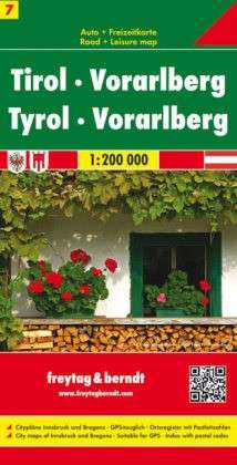 Cover for Freytag &amp; Berndt · Freytag &amp; Berndt Road Map: Tyrol - Vorarlberg (Gebundenes Buch) (2013)