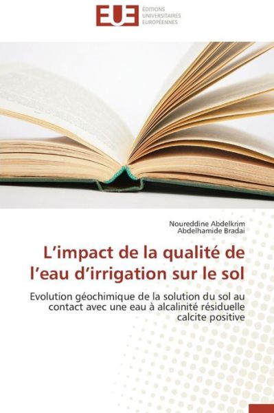 Cover for Abdelkrim Noureddine · L'impact De La Qualite De L'eau D'irrigation Sur Le Sol (Paperback Book) (2018)