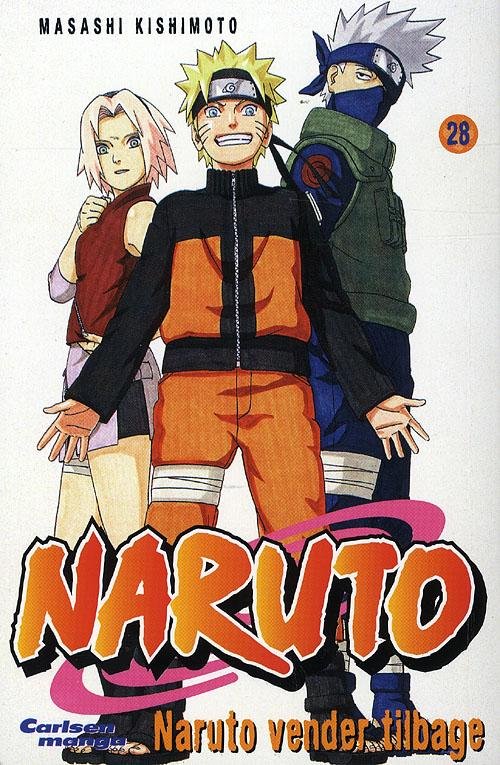 Cover for Masashi Kishimoto · Naruto¤Carlsen manga, 28: Naruto 28: Naruto vender tilbage (Hæftet bog) [1. udgave] (2008)
